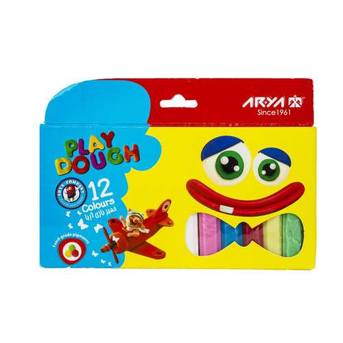 خمیربازی 12 رنگ آریا مدل 1058