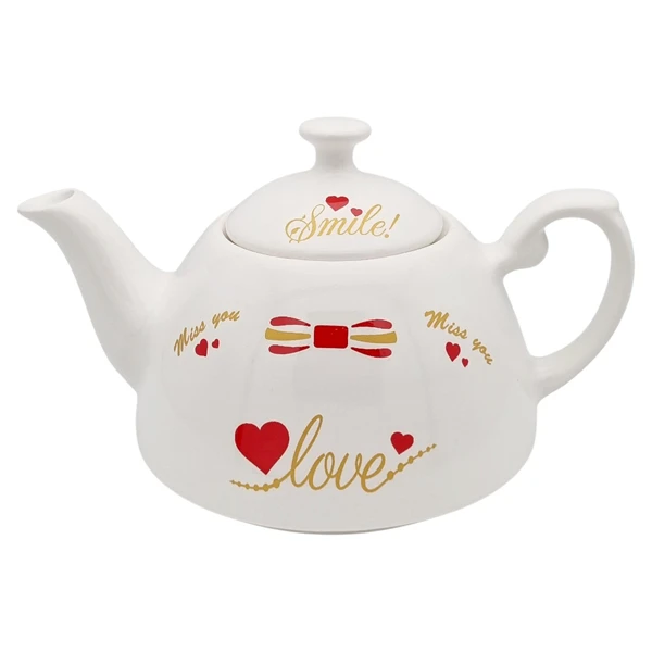 قوری مدل میخک کد 11194xlove گنجایش 900 میلی لیتر