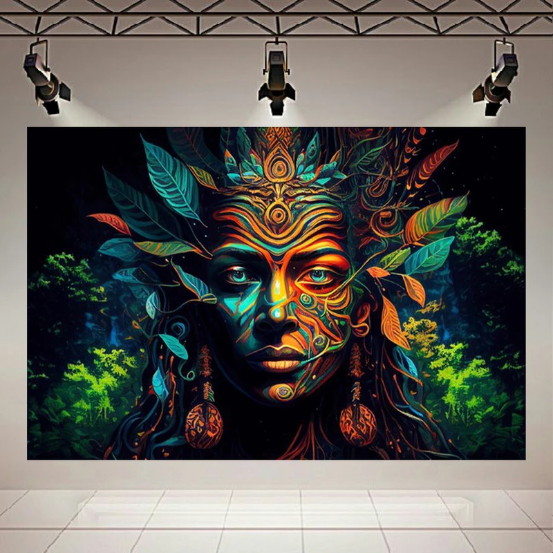  پوستر طرح مخمل طرحم انسان و طبیعت مدل آگاهی عرفانی کد AR303717