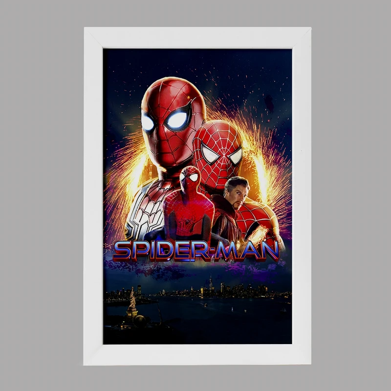 تابلو خندالو مدل مرد عنکبوتی (Spider Man) کد F2101