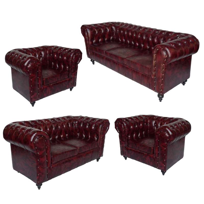 مبل هفت نفره هلکو مدل چستر گل