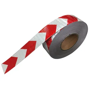 Reflective Sheeting White Red 5 Cm Safety Signs