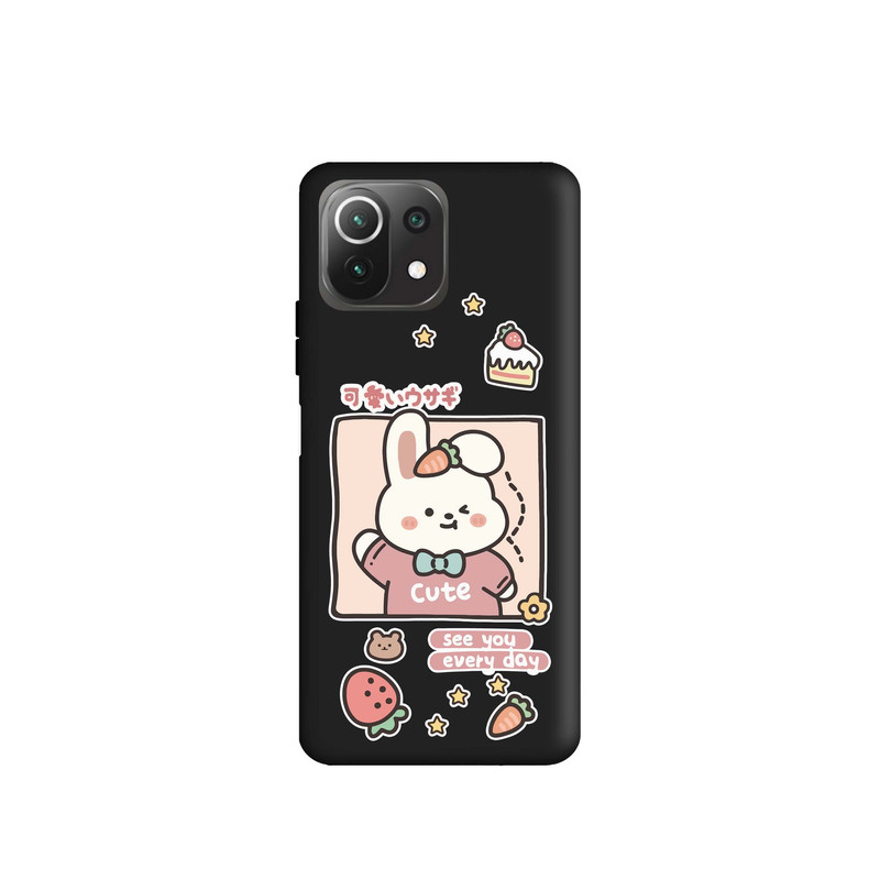 کاور طرح خرگوش کیوت کد m3097 مناسب برای گوشی موبایل شیائومی Mi 11 Lite / Mi 11 Lite 5G 