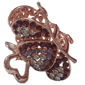 کلیپس مو زنانه مدل نگین دار