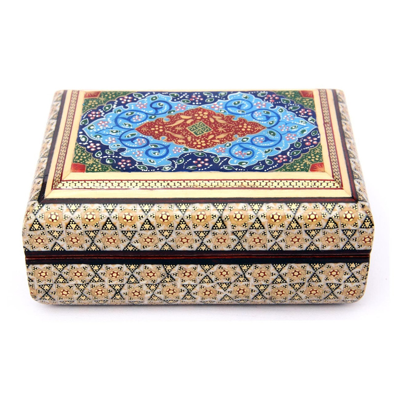 جعبه خاتم کاری مارکت لند کد MKH74