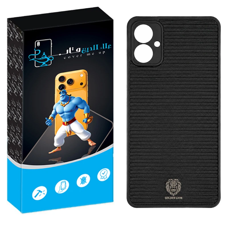 کاور علاالدین قاب طرح چرم مناسب برای گوشی موبایل سامسونگ Galaxy A06