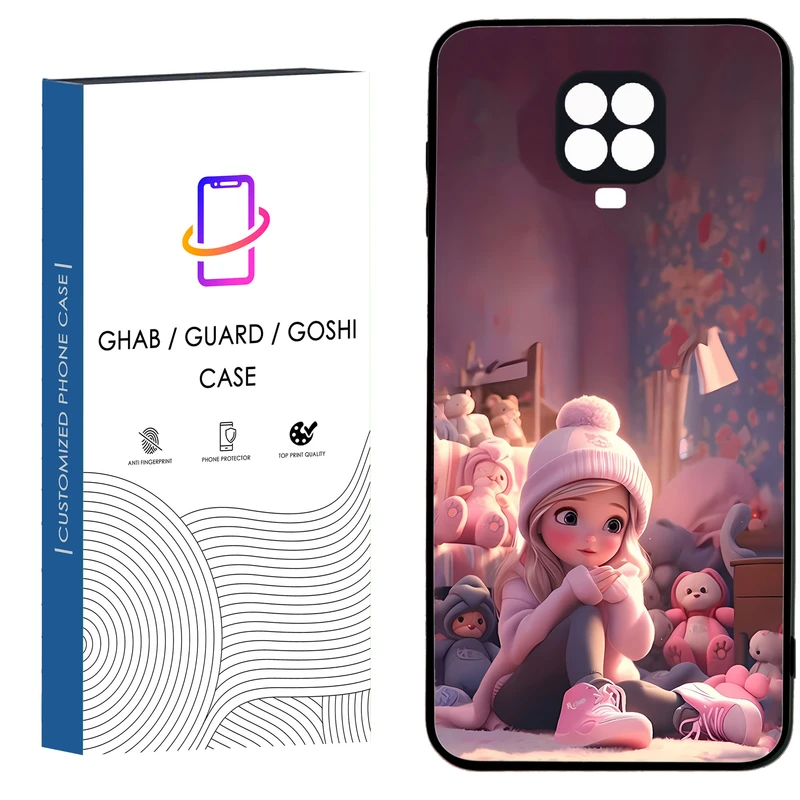 کاور قاب گارد گوشی طرح دخترانه کد 54 - TPU مناسب برای گوشی موبایل شیائومی Redmi Note 9s / Note 9 pro
