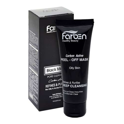 ماسک صورت فاربن مدل ذغال فعال حجم 75 میلی لیتر