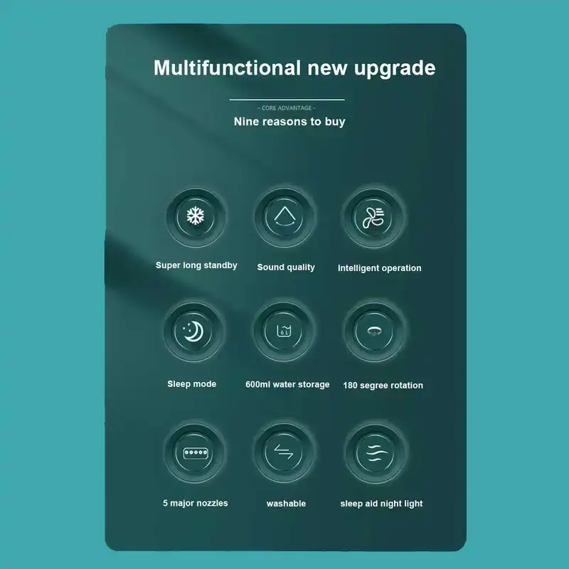 پنکه رومیزی مدل مه پاش 3in1 Air Cooler