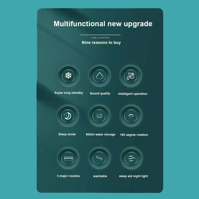 پنکه رومیزی مدل مه پاش 3in1 Air Cooler