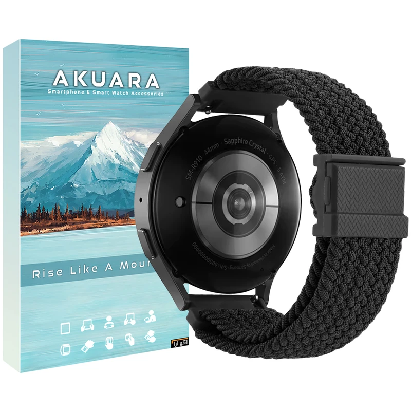 بند آکوآرا مدل Magnetic Woven AK مناسب برای ساعت هوشمند گلوریمی M1 Pro / M2 Pro / GS1 Pro / GR1 / Calling Watch M2 / M2 Max