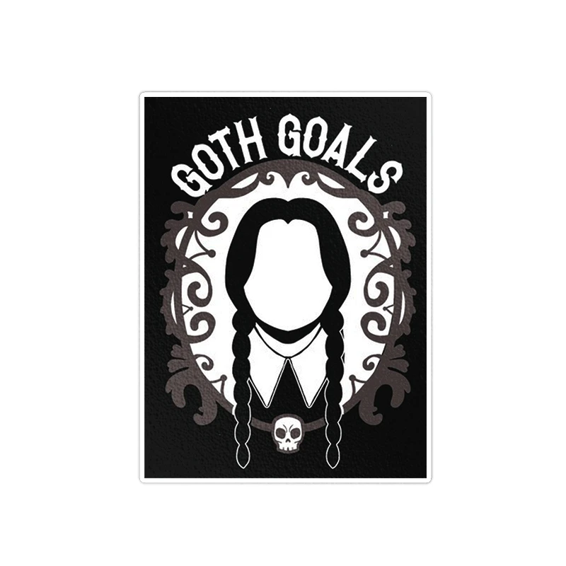  استیکر لپ تاپ ویندی دیزاین طرح wednesday مدل 1620