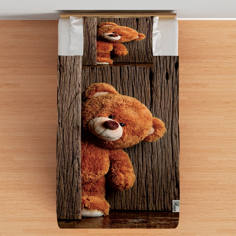 سرویس ملحفه رنس مدل B2-10059 یک نفره 2 تکه