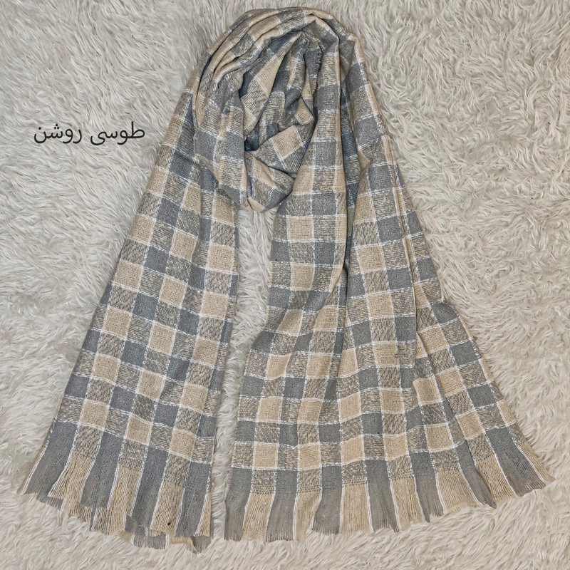 شال زنانه مدل نخ بوکله زمستانه کد 99932