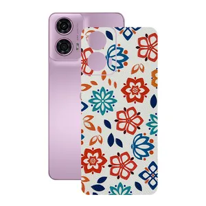 Remax Leth cover sticker flower design suitable for Motorola Moto G24