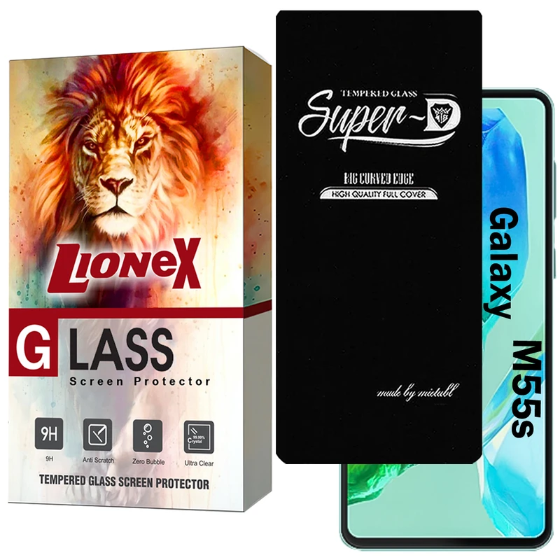 محافظ صفحه نمایش لایونکس مدل SUPERDNL مناسب برای گوشی موبایل سامسونگ Galaxy M55s