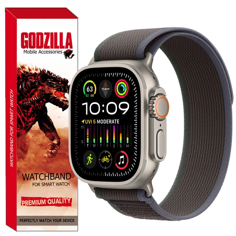 بند گودزیلا مدل TRIAL LOOP مناسب برای اپل واچ Ultra 2 49mm