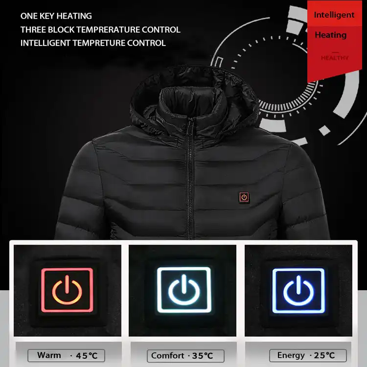 کاپشن مردانه مدل هیتردار H01