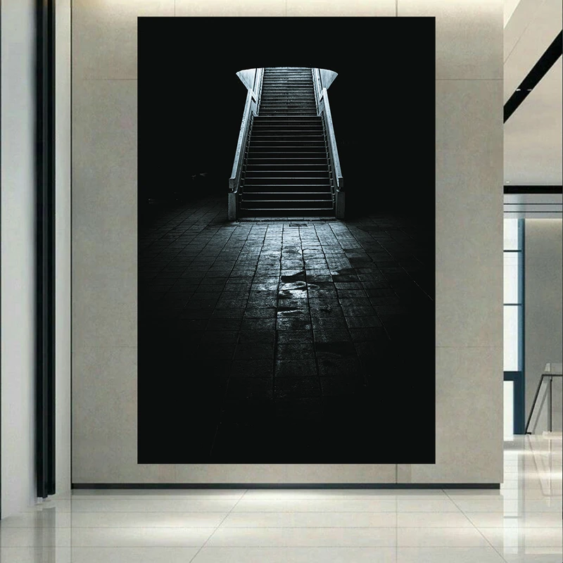 استیکر طرح پلکان مدل DARK کد AR1233