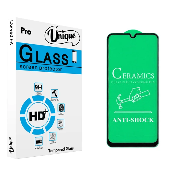 محافظ صفحه نمایش سرامیکی يونيک مدل +Clear مناسب برای گوشی موبایل سامسونگ Galaxy M31