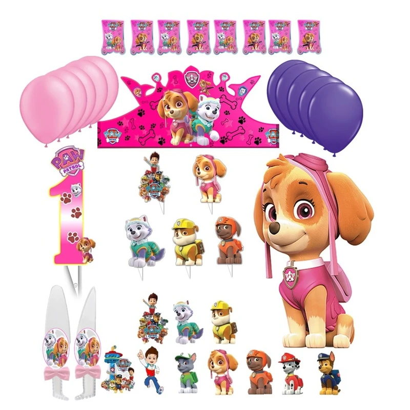 مجموعه 38 عددی تم تولد مدل سگهای نگهبان طرح اسکای کد 01