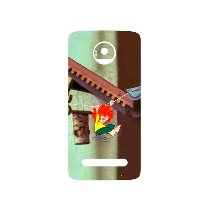 برچسب پوششی ماهوت مدل Meister Eder und sein Pumuckl مناسب برای گوشی موبایل موتورولا Moto Z2 Play