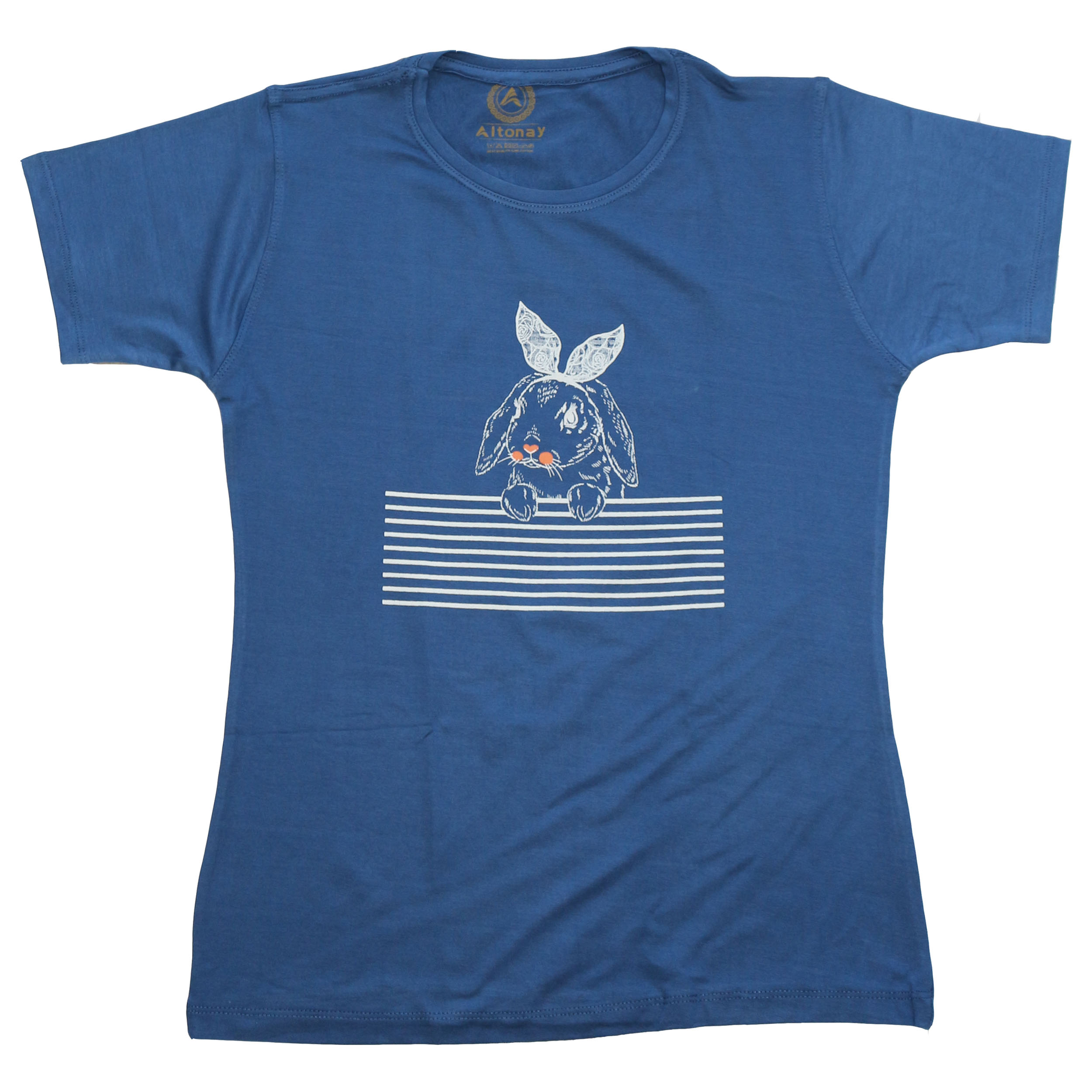 تی شرت آستین کوتاه زنانه مدل خرگوش
