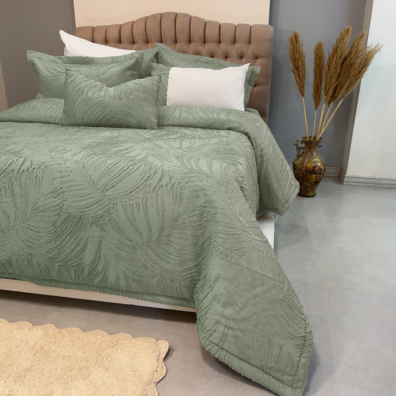 روتختی دو نفره مدل برگ سایز 260x250 سانتی‌متر