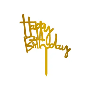 تاپر کیک تولد مدل happy birthday کد H01