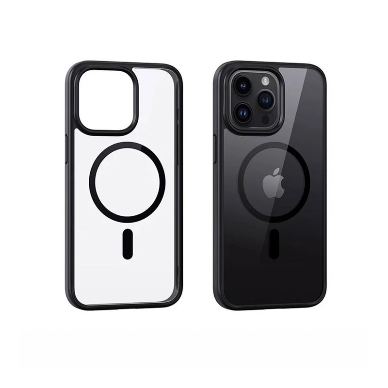 کاور برند اسپیگن مدل ultra hybrid magsafe blk مناسب برای گوشی موبایل اپل iphone 14 promax