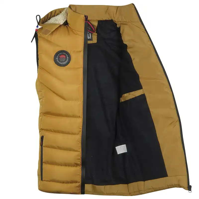 جلیقه مردانه مدل ایرانمهر کد Da-Pm-Eb-Za 1000 رنگ خردلی