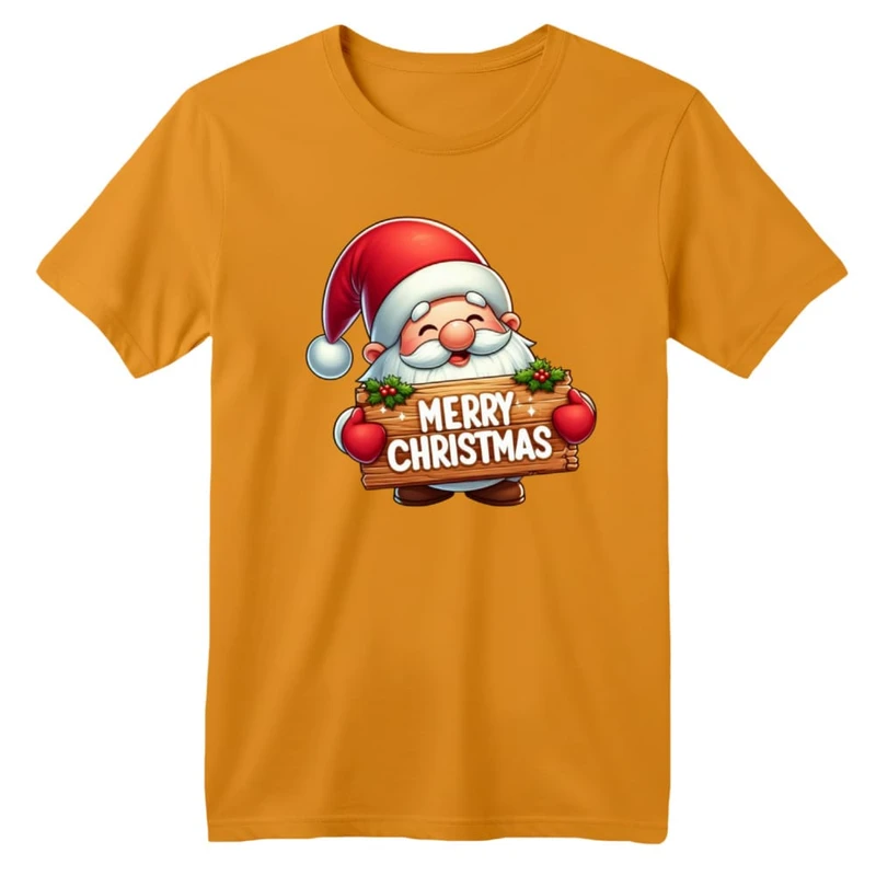 تی شرت آستین کوتاه بچگانه مدل بابانوئل کریسمس کد 26