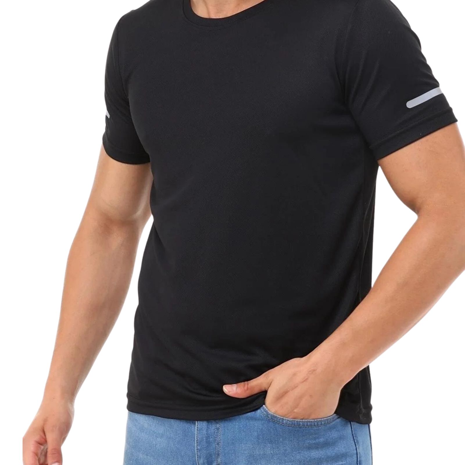 تی شرت ورزشی مردانه نوزده نودیک مدل TS1962 B -  - 5