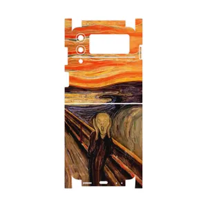 MAHOOT The Scream of Munch-FullSkin Cover Sticker for Samsung Galaxy Z Flip3 5G