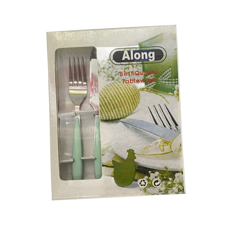 ست کارد و چنگال 12 پارچه آلونگ مدل BQ