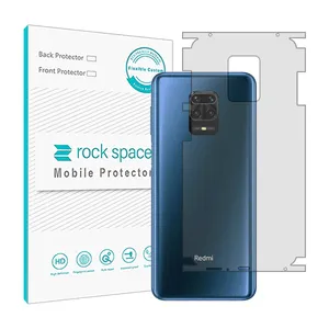 Transparent Rockspace HyGEL phone back protector suitable for Xiaomi Redmi Note 9 Pro Max mobile phone
