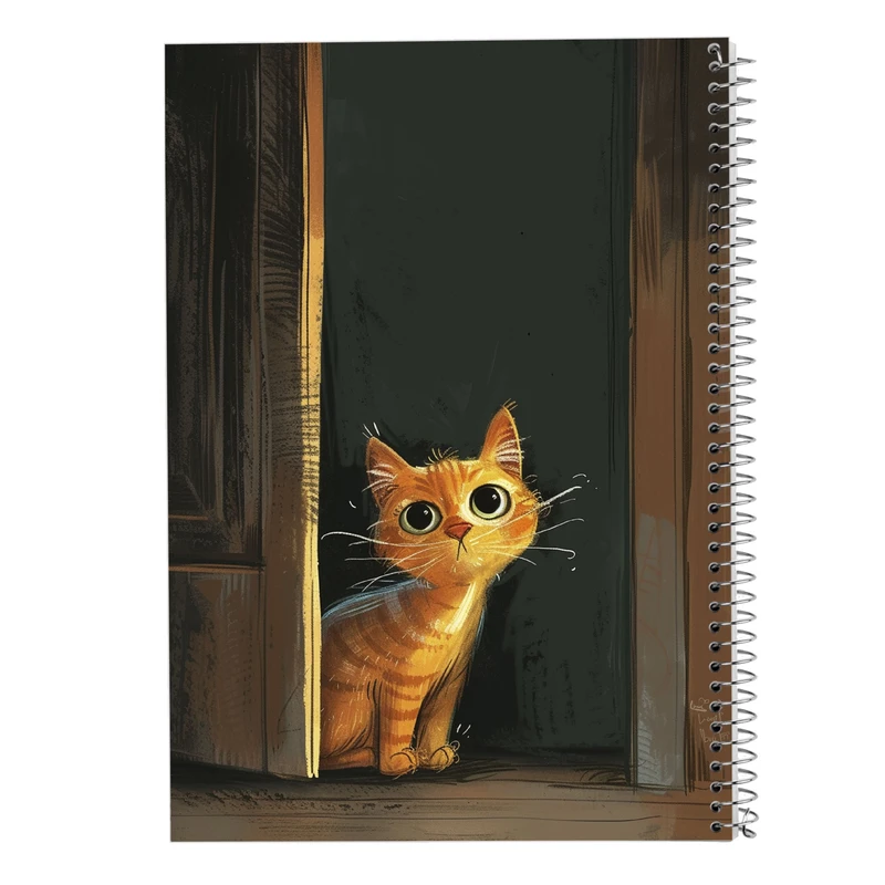 دفتر مشق 100 برگ مدوپد مدل گربه کد DF14747