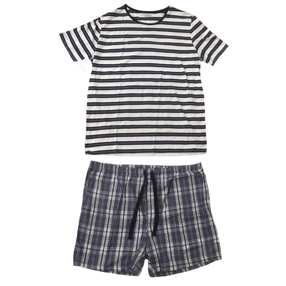 ست تی شرت و شلوارک مردانه لیورجی مدل 0050806