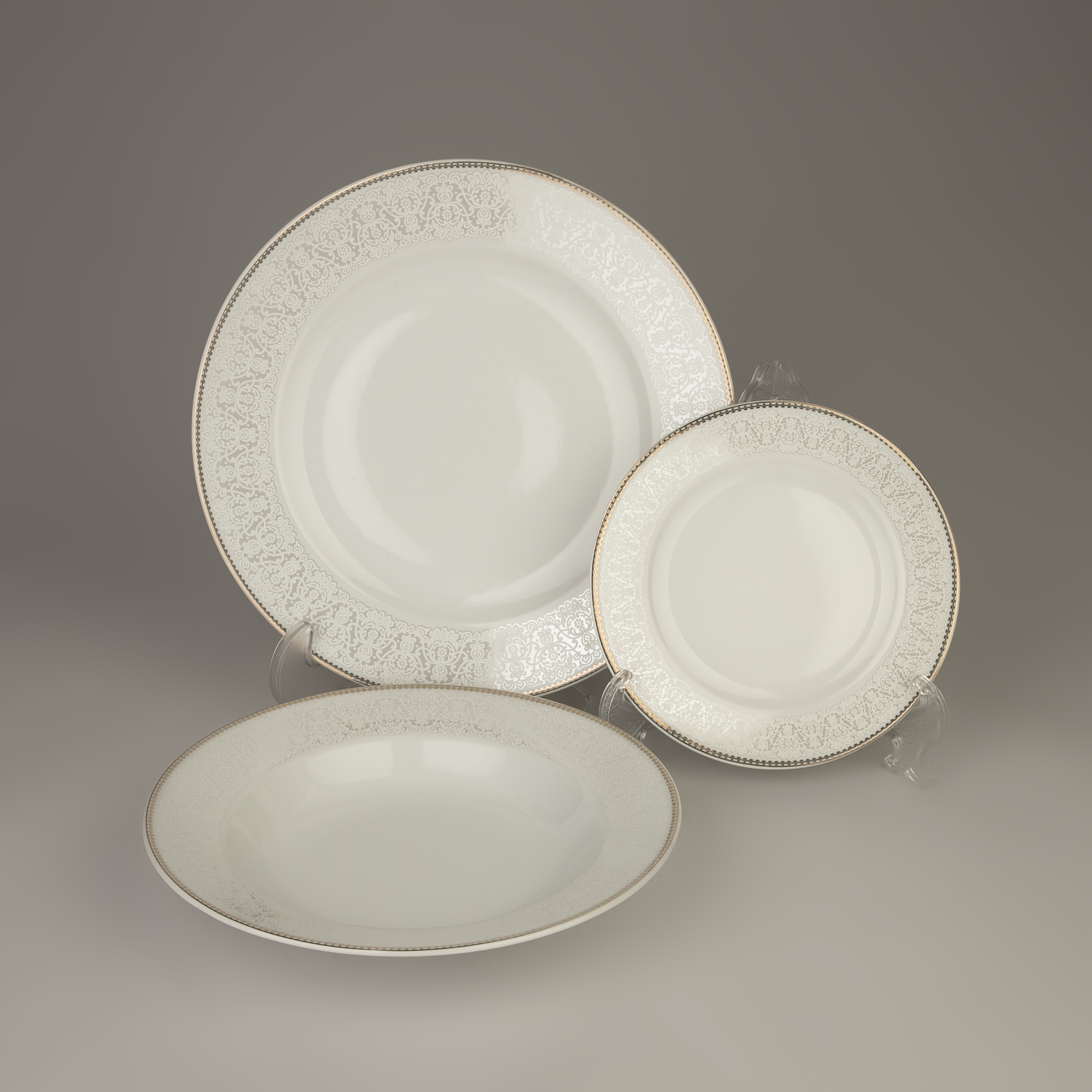 سرويس چيني 18 پارچه شانی مدل آزاله لوستر ورژن 1