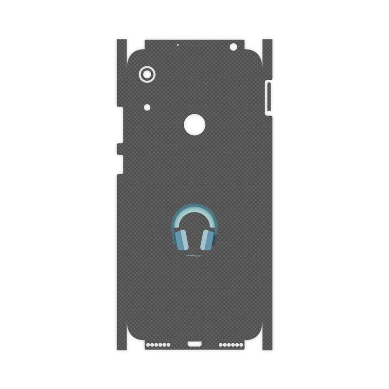 برچسب پوششی ماهوت مدل Minimal Headphone Icon-FullSkin مناسب برای گوشی موبایل هوآوی Y6s 2019