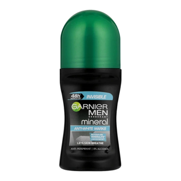 رول ضد تعریق مردانه گارنیه مدل ANTI WHIE MARKS حجم 50 میلی لیتر