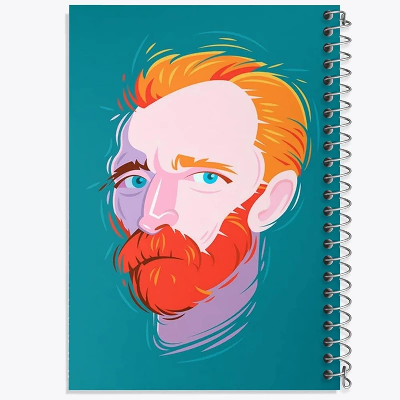 دفتر نقاشی 50 برگ خندالو مدل ونسان ونگوگ کد 25455