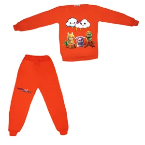 ست تی شرت آستین بلند و شلوار دخترانه مدل خرگوش های بامزه