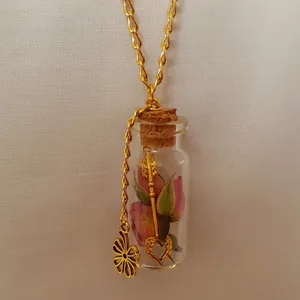 گردنبند دخترانه طرح بطری کد 002