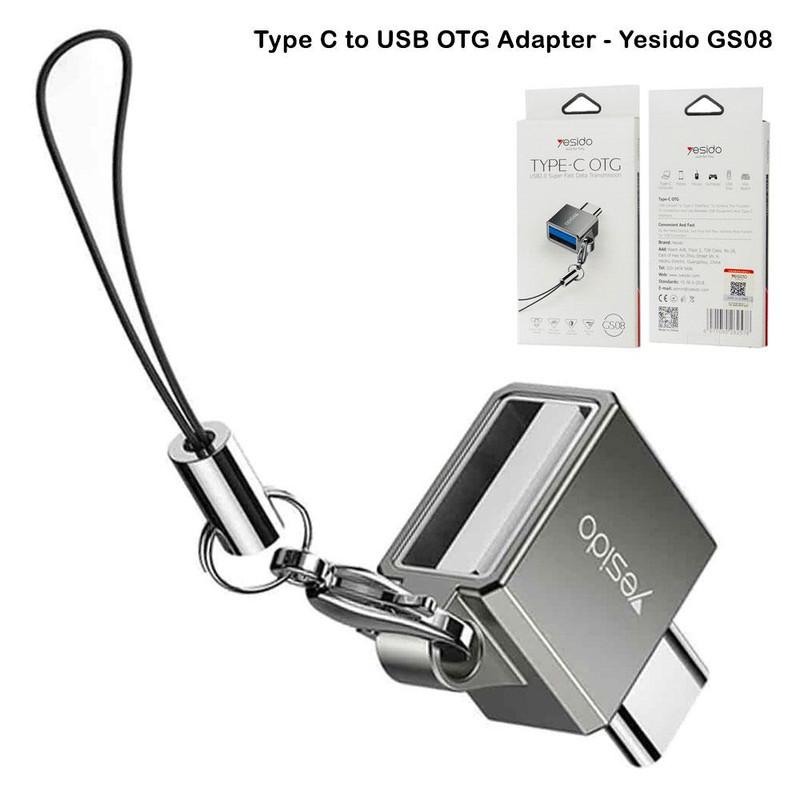مبدل OTG USB-C به USB یسیدو مدل GS08