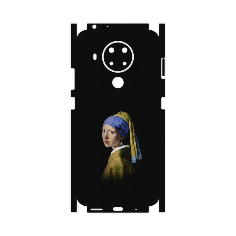 برچسب پوششی ماهوت مدل Girl with a Pearl Earring of Vermeer-FullSkin مناسب برای گوشی موبایل نوکیا 5.4