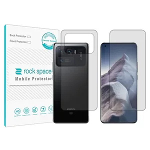 Rockspace transparent screen protector HyGEL model suitable for Xiaomi Mi 11 Ultra mobile phone with back protector