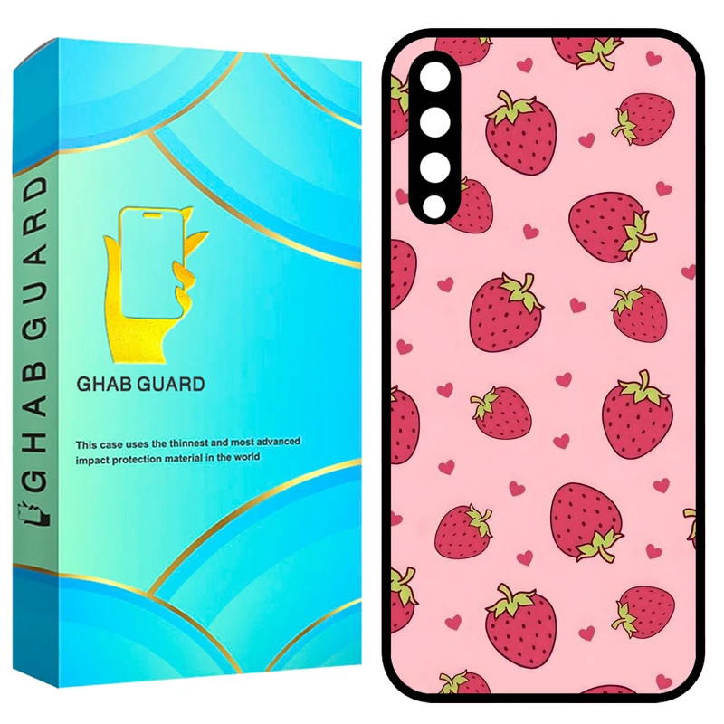 کاور قاب گارد طرح توت فرنگی مدل GA5020 مناسب برای گوشی موبایل سامسونگ Galaxy A50 / A50s / A30s