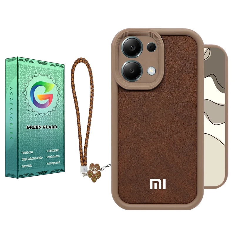 کاور گرین گارد مدل Leather-Band 222 مناسب برای گوشی موبایل شیائومی Redmi Note 13 Pro 4G به همراه بندآویز