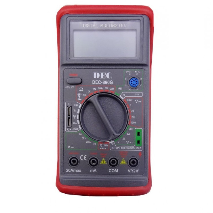 مولتی متر دیجیتال مدل DEC890G